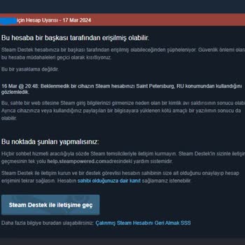 Steam Oyun Keyfimi Bölen Güvenlik Sorunu