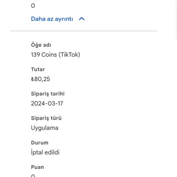 Google Play İşlem İptal Ama Ücret Alınmış