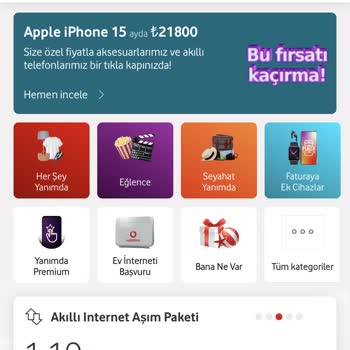 Vodafone İnternet Paketimin Olmasına Rağmen Aşım Yaptınız Diyor