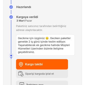 Ebebek Kargo Gecikmesiyle Hayal Kırıklığı