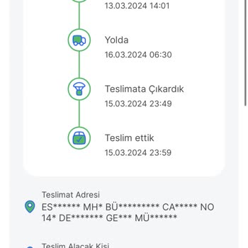 Sendeo Kargom Kime Teslim Edildi Bilmiyorum. Tarafıma Ulaşmadı