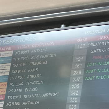 Sunexpress'in Ciddiyetsiz Rötarı