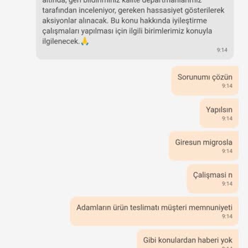 Giresun Migros Sanal Mağaza- Trendyol GO Uygulaması Skandal