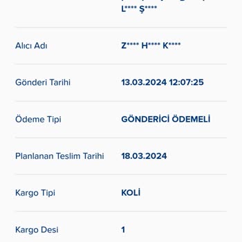 Aras Kargo Kargo Teslimatı Sorunu