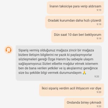 Trendyol GO- Giresun Sahil Migros Sanal Mağazacılık Teslimat Sorunları