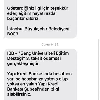 İBB Bursu Yattı Diye Mesaj Geldi Ama Hesabıma Yatmadı