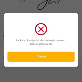 VakıfBank Adıma Tanımlı Kredi Limitlerim Silindi
