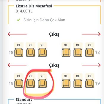 Pegasus'tan Özellikle Satın Alınan Koltuğun Habersiz Değiştirilmesi
