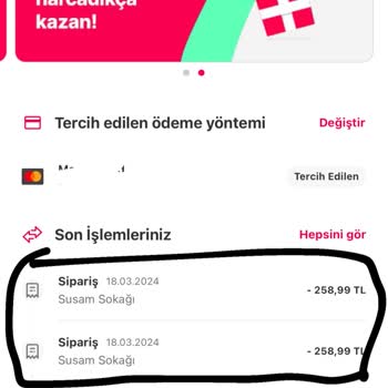 Yemek Sepeti Tarafından İptal Edilen Ürünün İadesi Yapılmadı