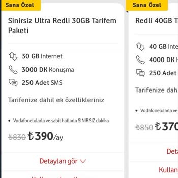 Vodafone Anormal Fiyat Artışı