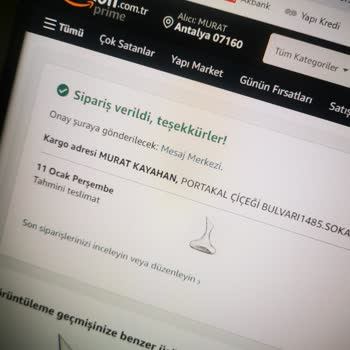 Amazon Karaf Siparişi 405-7092243-8024314