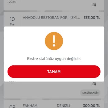 Ziraat Bankası Ziraat Ekstre Statüm