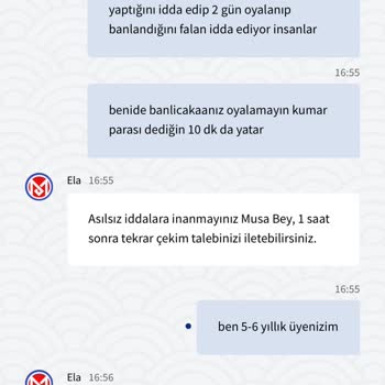 Mottobet Ödeme Yapmıyor. Hesabımı Komple Engelledi.