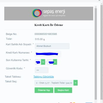Sepaş Enerji Fatura Haricinde Zorunlu Olarak Ekstra Komisyon Ödemek Yasal Mı?