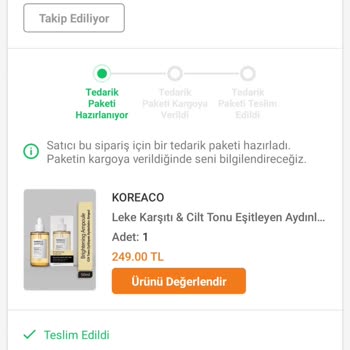 Trendyol İnternet Eczanesi Ürün Gelmedi!