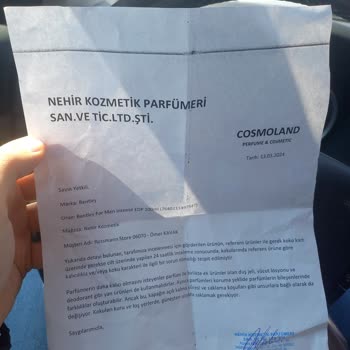 Rossmann Ve Nehir Kozmetik'in Kalıcı Olmayan Parfüm Satışı