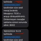 Turkcell 0850'li Numaralardan Gelen Sürekli Sesli Mesaj/arama