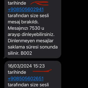 Turkcell 0850'li Numaralardan Gelen Sürekli Sesli Mesaj/arama