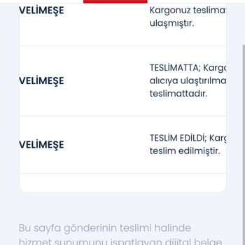 Aras Kargo Velimeşe Şubesi Kargoları Teslim Etmiyor