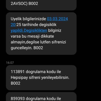 HepsiPay Hepsiburada'da Telefon Numaram İle Başkasının Üyelik Kaydı Açması!