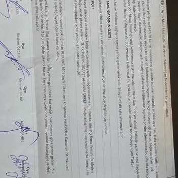 PHILIPS Ev Aletleri Philips Cihazının Arkasında Durmuyor.