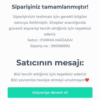 Shopier İade Talebi Oluşturmak İstiyorum