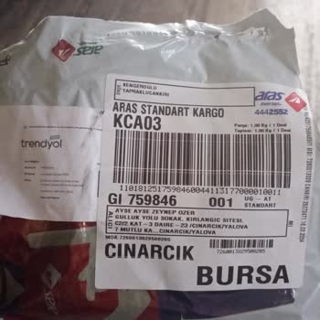 Aras Kargo Hiçbir Siparişimi Kapımda Teslim Alamıyorum