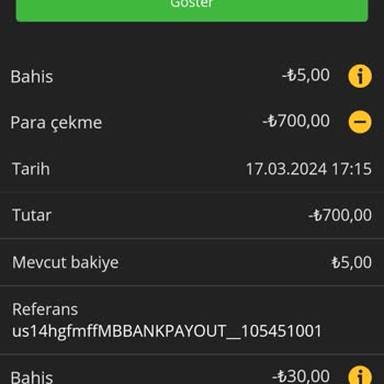 Mobil Bahis Sitesi Çekim Talebi Verdim Para Hesabıma Yatmadı