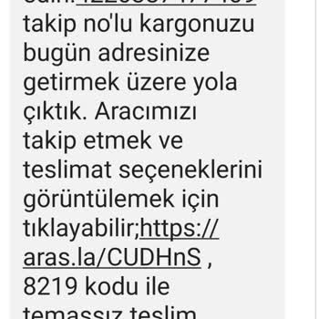 Aras Kargo Sahrayıcedit Şubesi Asla Teslimat Yapmıyor