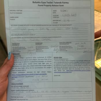 THY Çantamın İçinden Para Alınmış