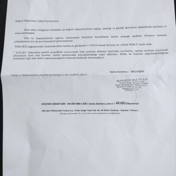Skechers Markası Ürününün Arkasında Durmadı
