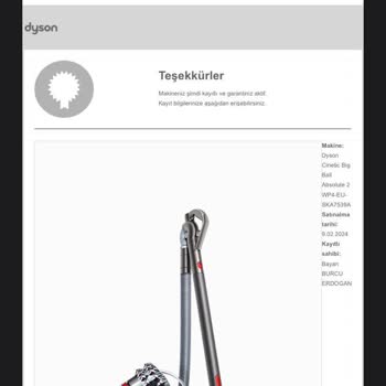 Dyson Mobilya Altı APARATI/SATIŞ Temsilcisi