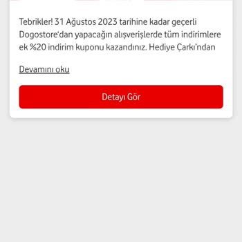 Vodafone Hediye Çarkında Tekrarlayan Hediye Çeki Sorunu