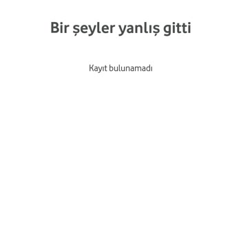 Vodafone Red Ayrıcalıkları Kullanılamıyor