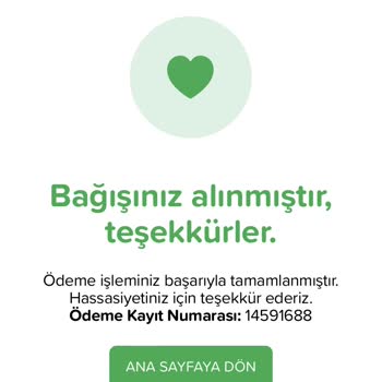 İHH - İnsan Hak ve Hürriyetleri İnsani Yardım Vakfı Bağışımın Takibinde Yaşanan Bilgilendirme Eksikliği