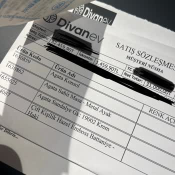 Divanev İncirli-BAHÇELİEVLER Ürünleri Teslim Etmiyor