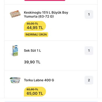 Migros Sanal Market Fazla Alınan Ücret 137 TL