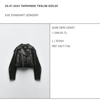 Zara Deri Ceket Soyulma