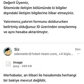 1xBet Havale İle Yapılan Yatırım Hesabıma Geçmiyor!