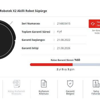 Arzum Robot Süpürge / Batarya Garanti Kapsamı Değil Mağduriyeti