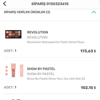 Watsons Eksik Ürün Gönderimi