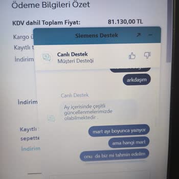 Siemens Belirtilen Tarihten Önce Biten Kampanya