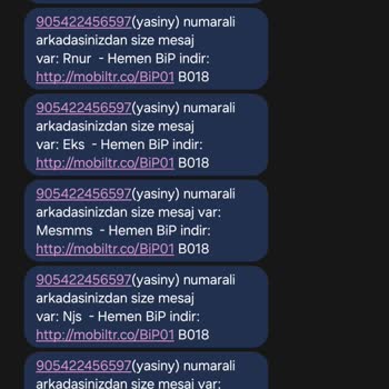 BİP Uygulamasında Kaydım Yokken Tanımadığım İnsandan Mesaj Alıyorum