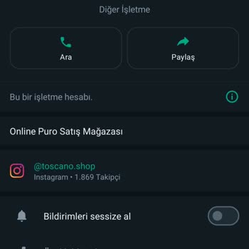 Toscano. Shop Instagram Adresi