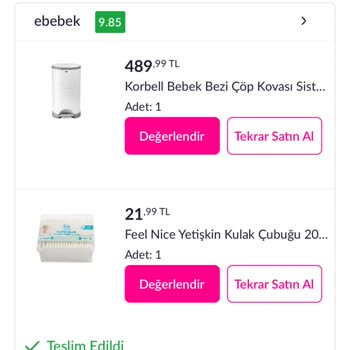 ebebek Ürün Teslim Edilmemesi