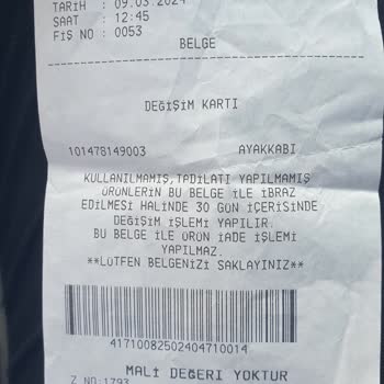 FLO Mağazacılık Beni Mağdur Etti Ayıplı Ürün Sattı