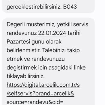 Arçelik Klima Sorun Çözümü İçin Acil Dönüş Bekliyorum