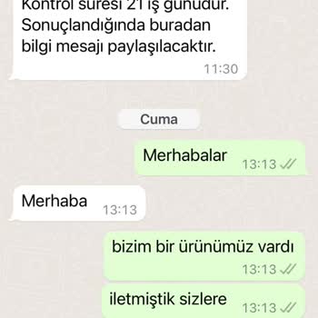 Kutupayısı Garanti Kapsamında Gönderdiğimi Ürünü Geri Alamıyorum