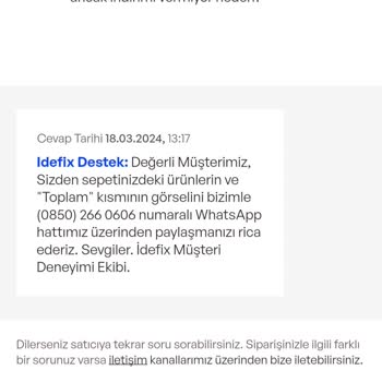 idefix'te Vaat Edilen İndirimler Uygulanmıyor!