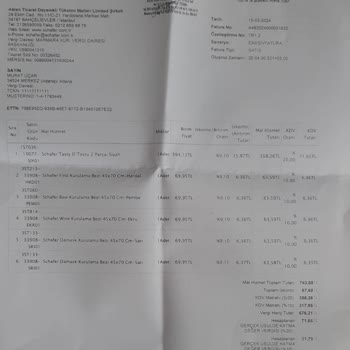 Schafer Adana M1 Mağazası